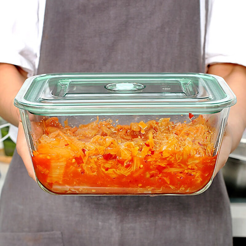 Chuangde Heat-Resistant Glass Food Storage, 1.8L