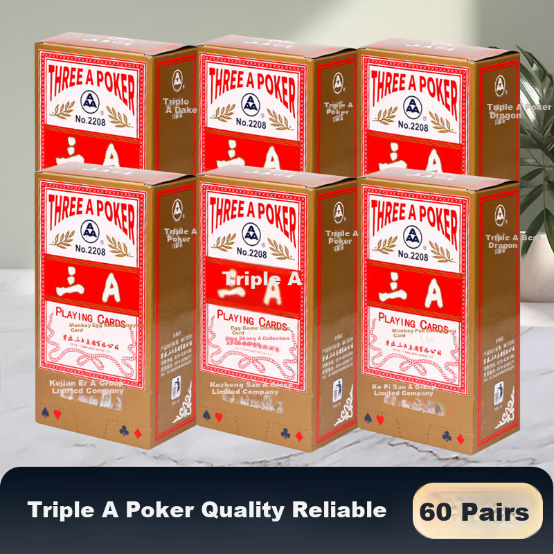 AAA A Guandan Special Playing Cards, 60 Decks, Red (2208 Model)