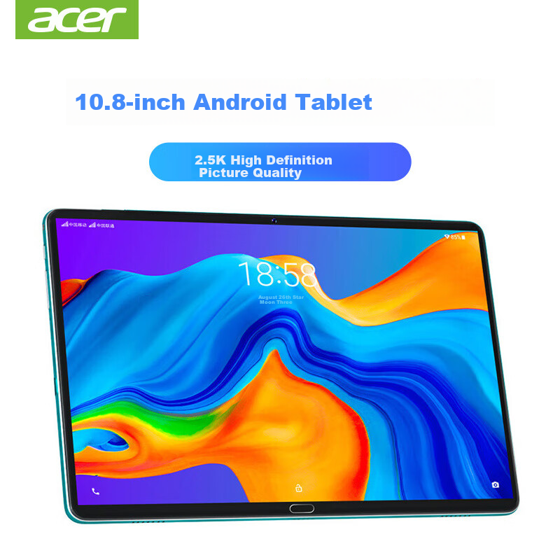 Acer PAWBO 10.8-Inch Android Tablet 2.5K Display Octa-Core 6GB RAM 128GB Storage