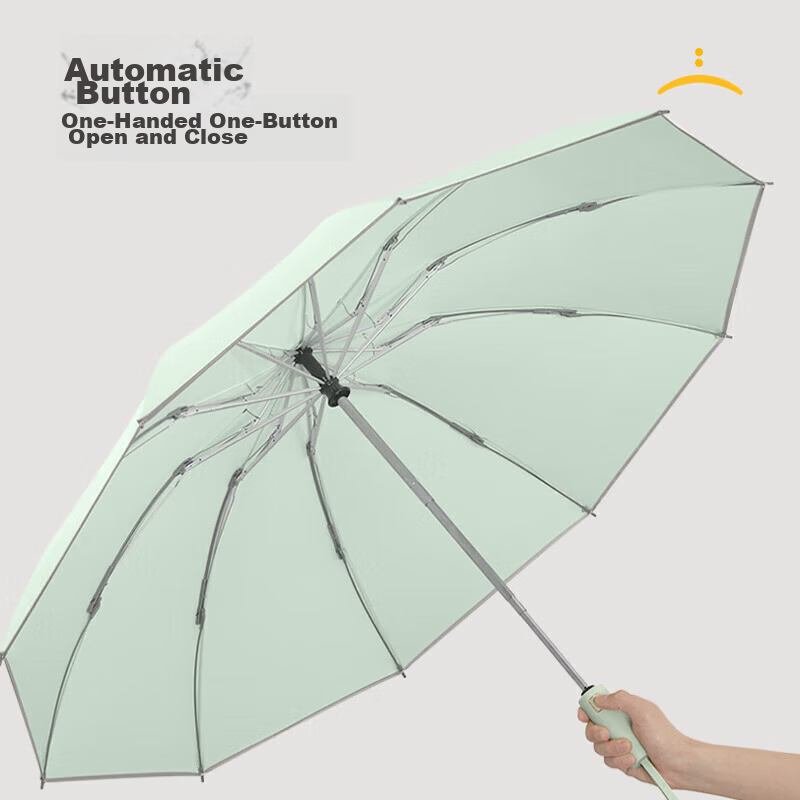 MAYDU 10-Rib Reverse-Fold Double Umbrella - Deep Sea Blue