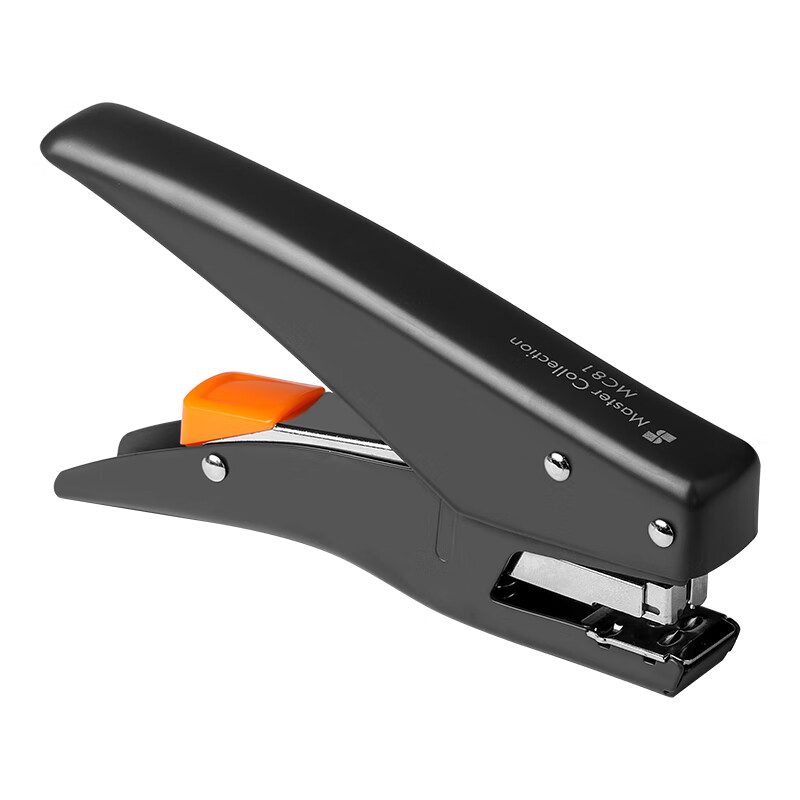 SUNWOOD Low-Effort Metal Stapler for Takeout & Florists, MC81 Black
