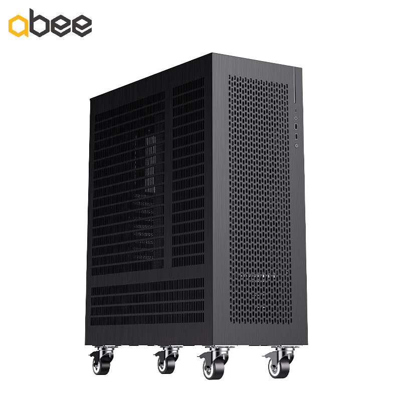 Abee C1000W Full Tower Case - High-Performance Server Workstation with Dual PSU & Multi-GPU Support