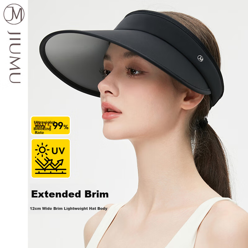 JIUMU Women's UV Protection Sun Hat with Wide Brim & UPF300+ for Summer Outdoor Activities