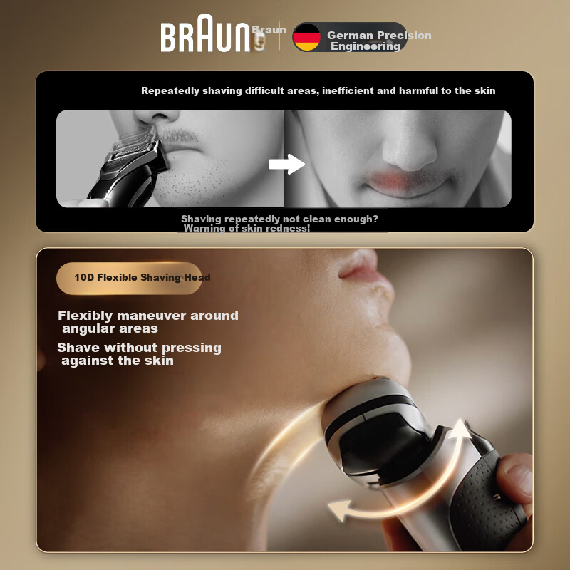 Braun Series 9 Premium Electric Shaver with Cleaning Center – Gift for Men