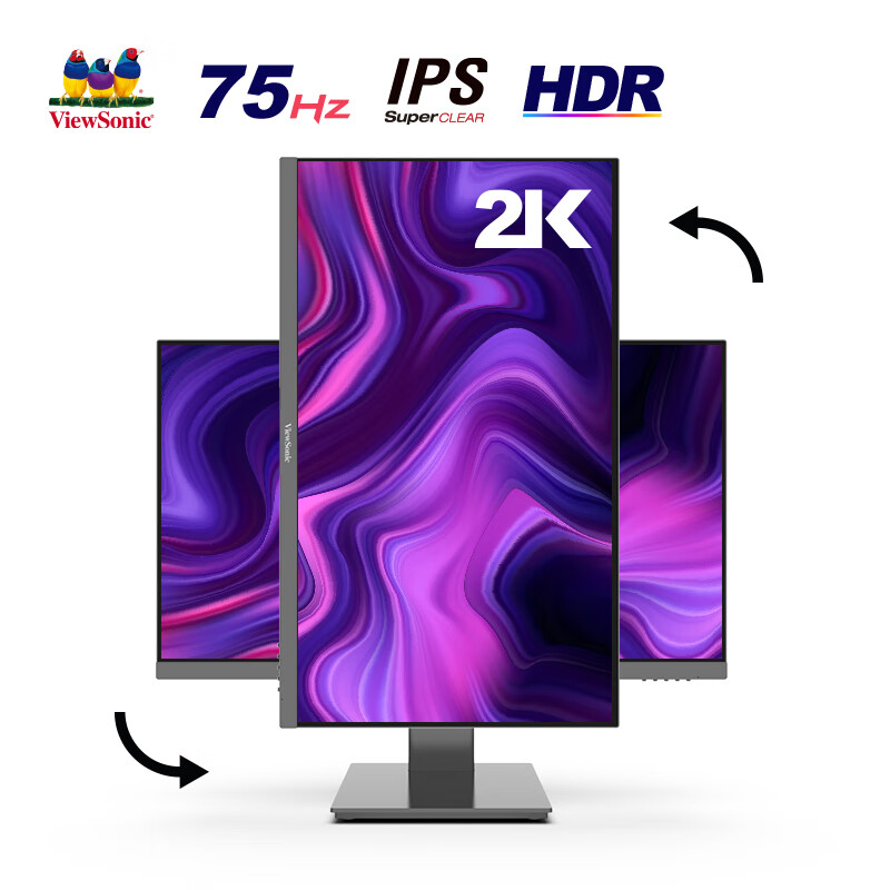 ViewSonic 27" 2K IPS Monitor