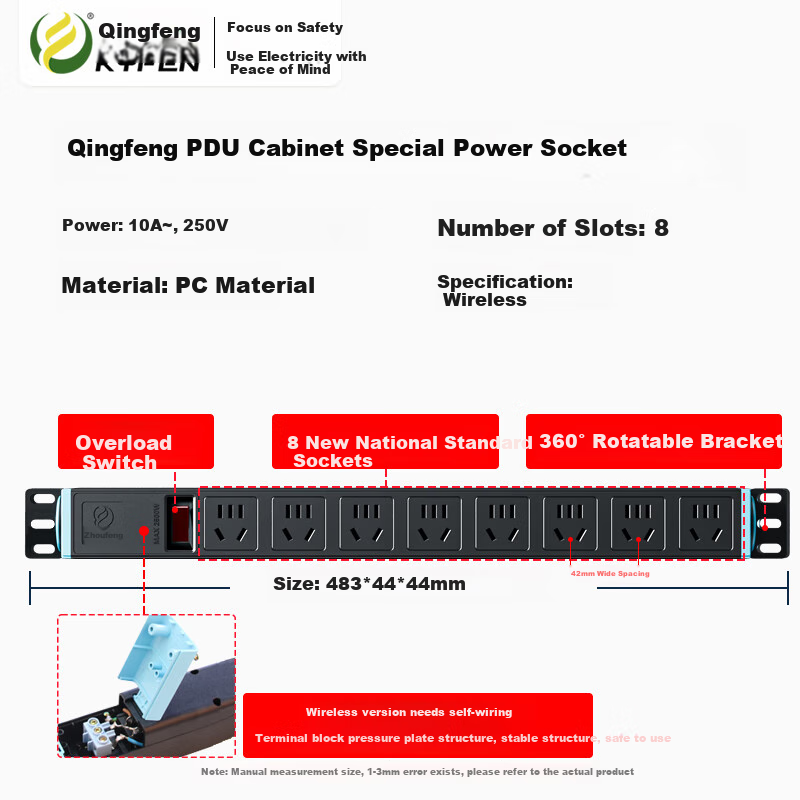 Kyfen PDU Gaming Cabinet Power Strip