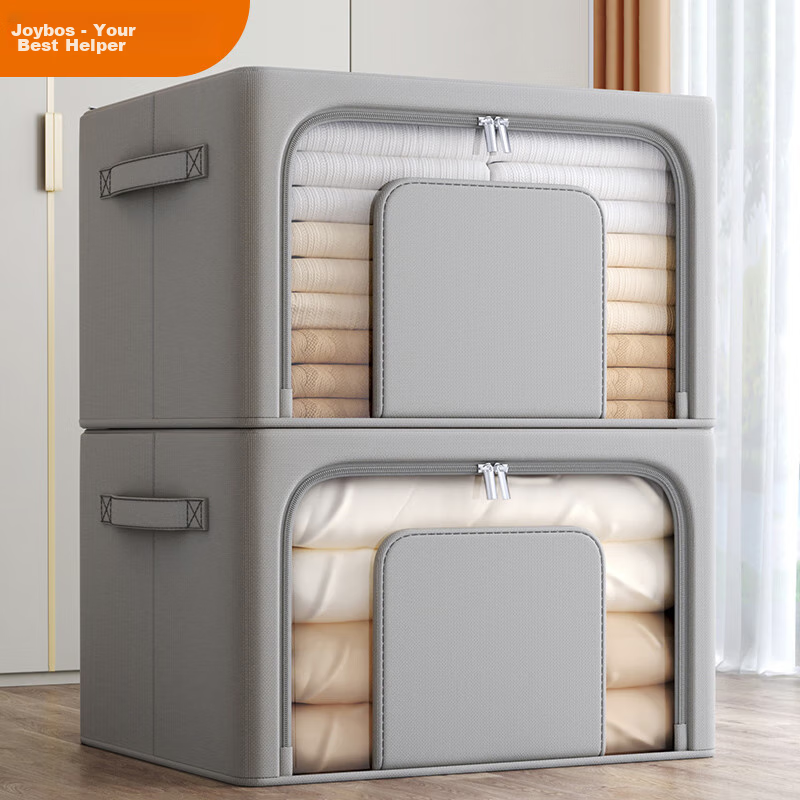 Jiabangshou Ionic Fabric Storage Box - 100L U-Shaped Clothes Organizer
