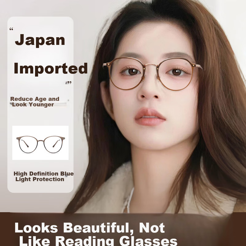 CAPONI Reading Glasses for Women, Japanese Import