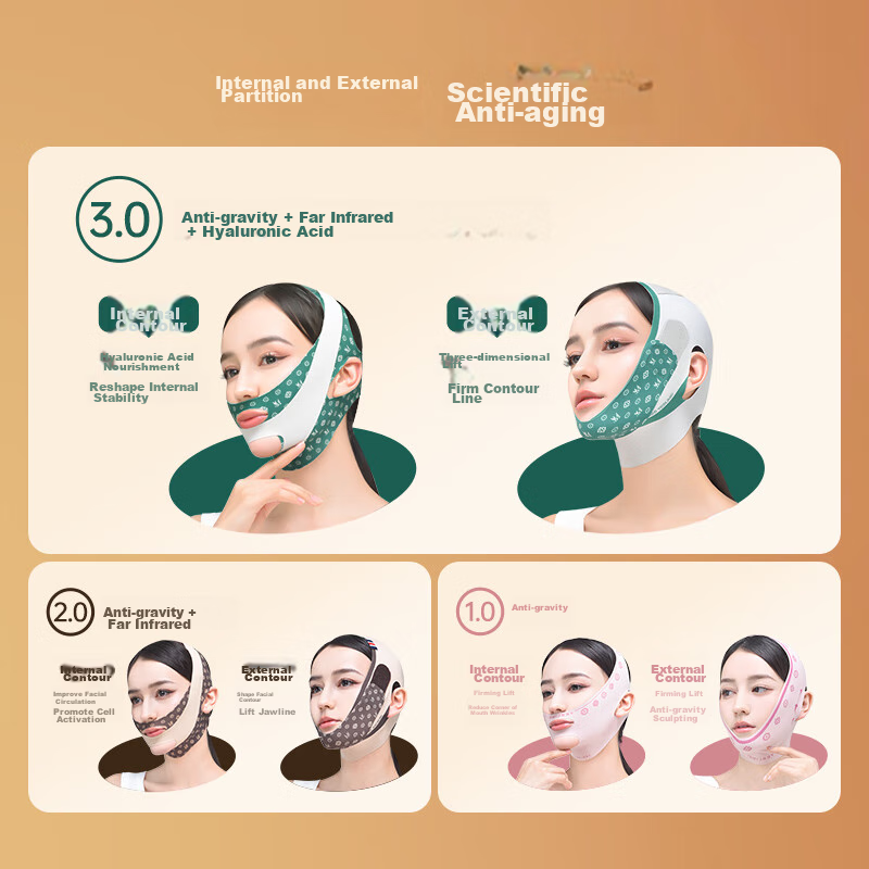 Yishumei V Face Mask Bandage for Double Chin Lifting and Facial Sculpting