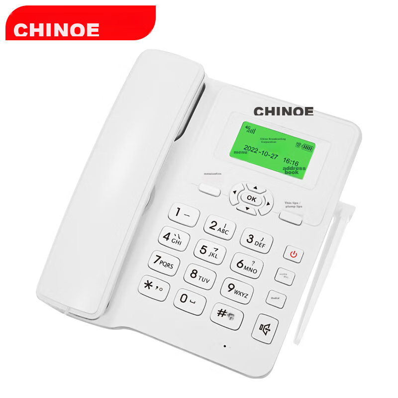 CHINO-E W399 All-Network 4G Wireless Landline Phone – White