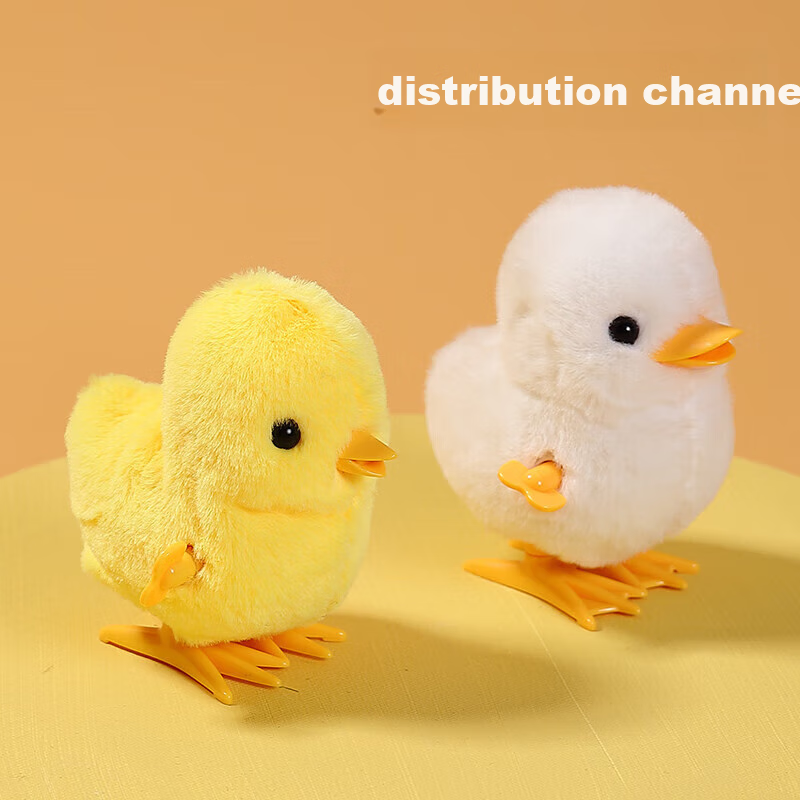 Cawndilla Wind-Up Plush Chicken & Duck Toy for 1-3 Years – Christmas Gift