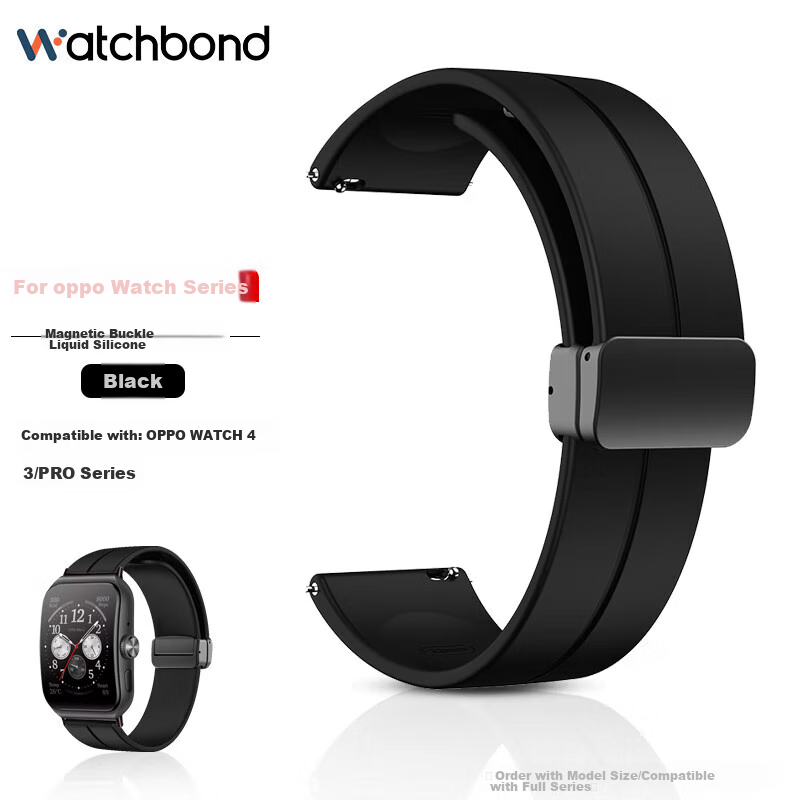 Watchbond OPPO Watch 4 Pro/Silicone Band
