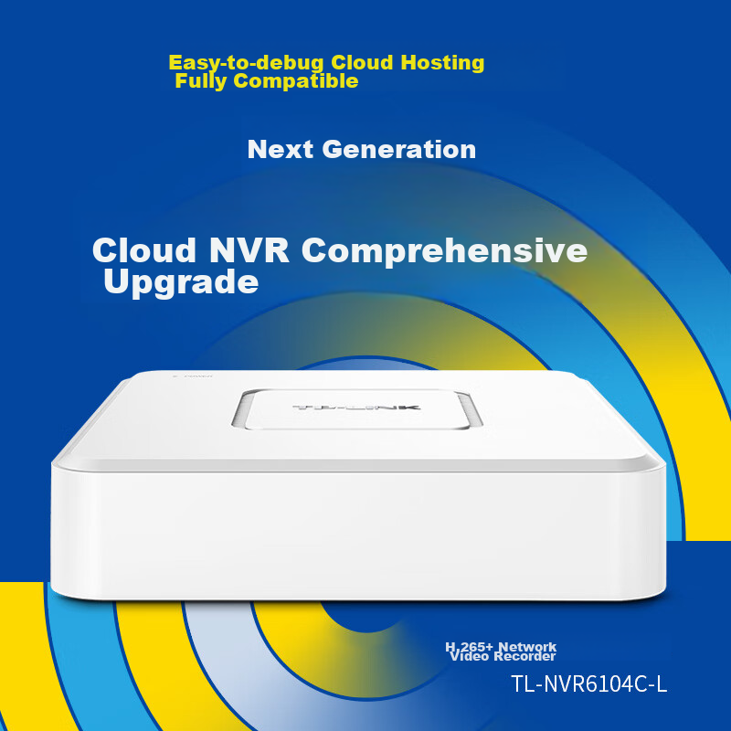TP-LINK H.265 4-Channel NVR with 8MP Input and Cloud Management - NVR6104C-L