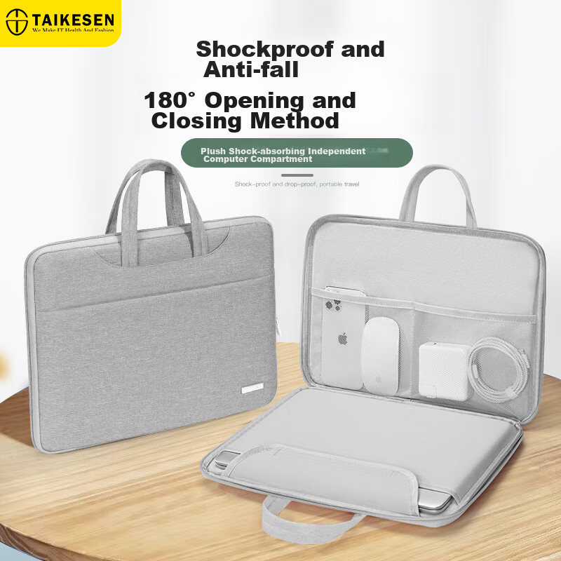 Taikesen 180° Opening Laptop Bag for 14-Inch MacBook and Laptops