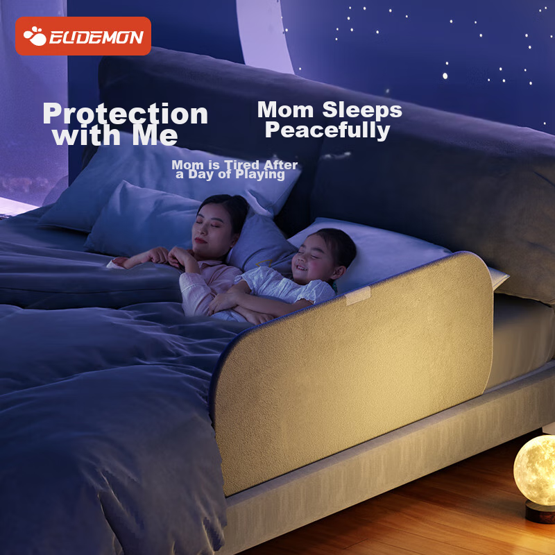 EUDEMON 90cm Portable Bed Guard Rail for Kids & Adults – Anti-Fall Safety Barrier