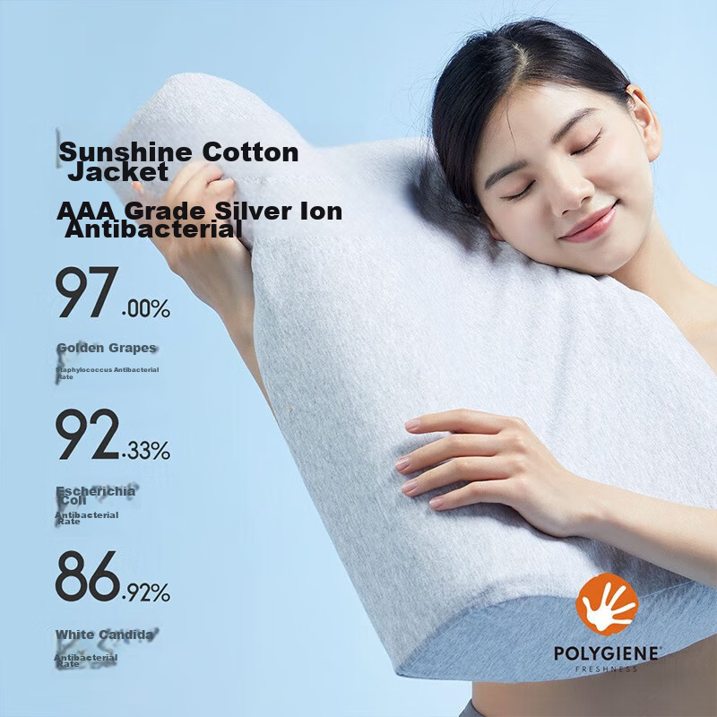 8H 94% Natural Latex Pillow - Mite-Proof Ergonomic Design