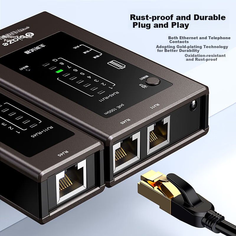 BIAZE Network Cable Tester with Power Port
