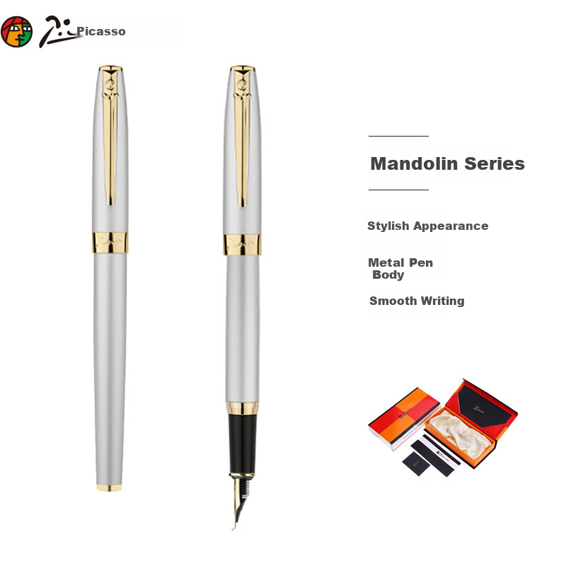 Pimio Art Pen with Bent Tip - Calligraphy Fountain Pen