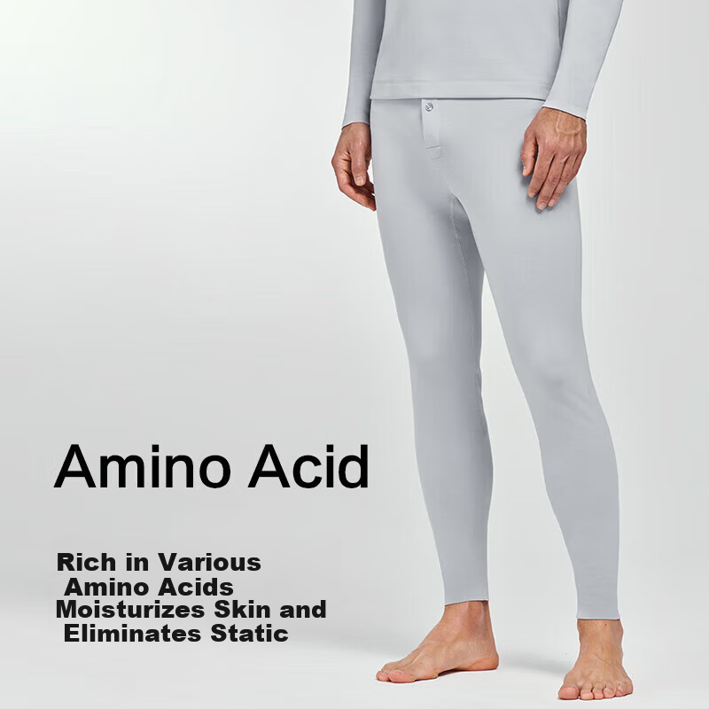 AIMER MEN Men's Thermal Underwear Gray 180