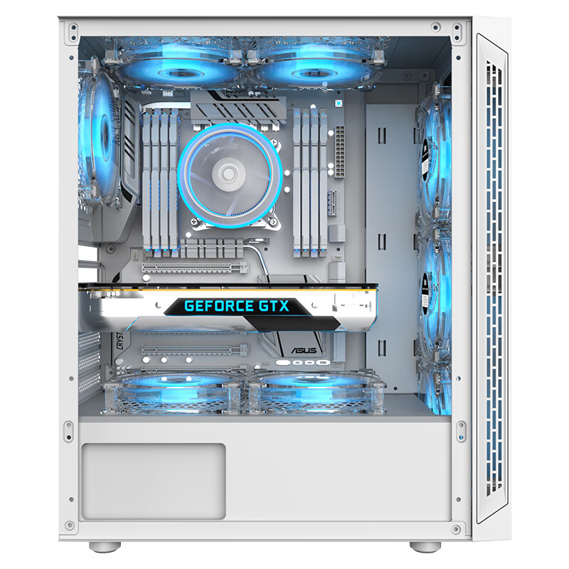 Aigo Yufeng N20 White Wooden ATX Case
