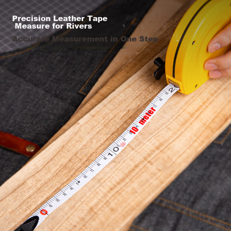 Deli 10-Meter Fiber Tape Measure for Engineering and Playground Use