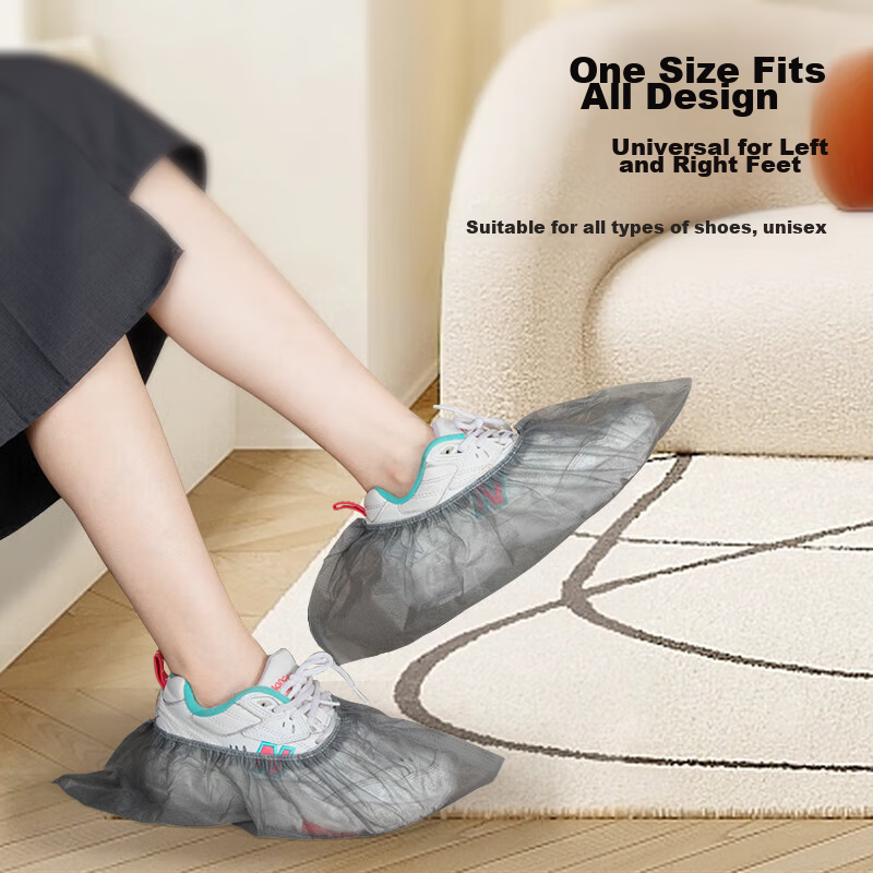 Wutian Disposable Shoe Covers, Thickened, Reusable, Dust-Proof