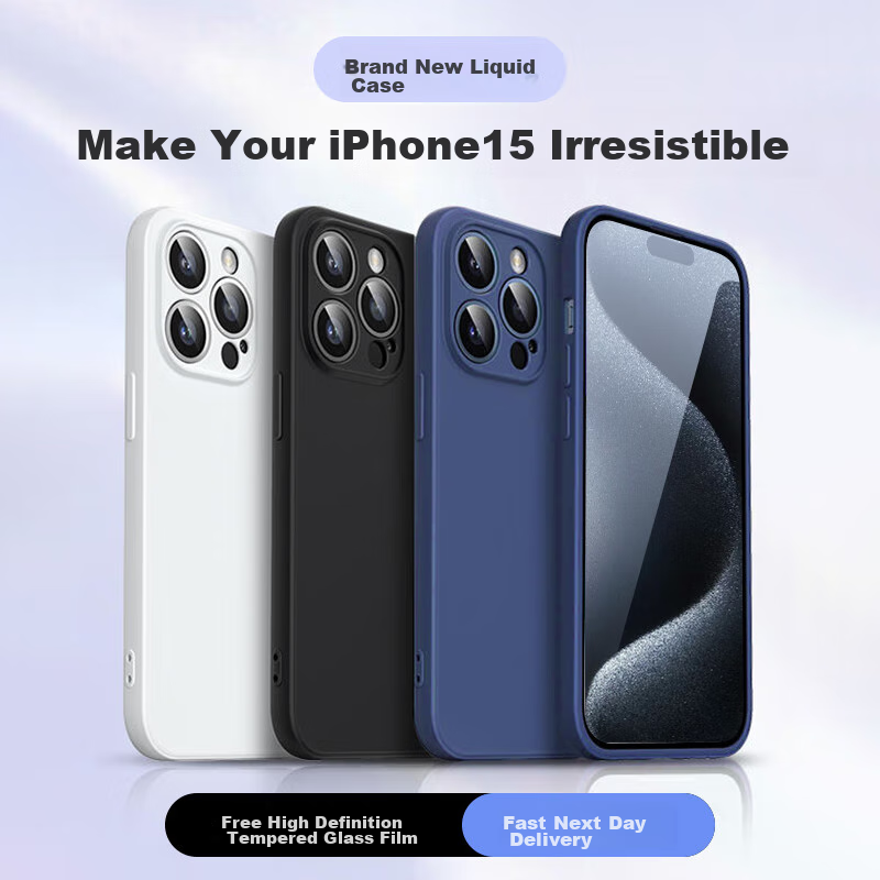 PISEN iPhone 16 Shockproof Liquid Silicone Case