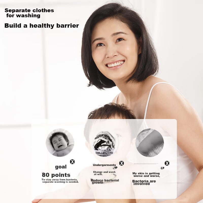 VCJ Mini Washing Machine for Babies and Travel