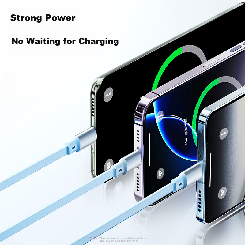 BIAZE Retractable 3-in-1 Data Cable