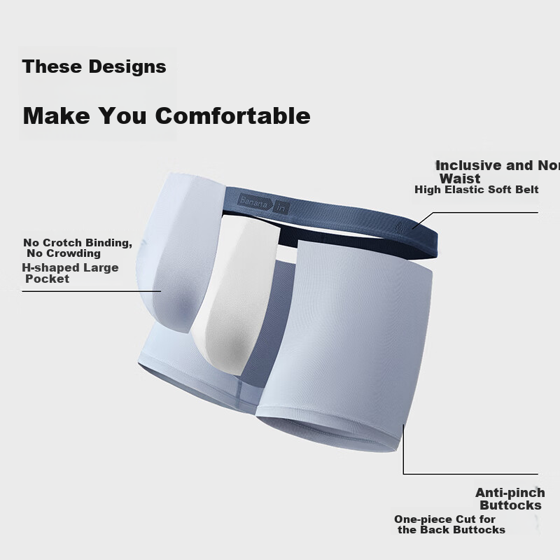 Bananain Silver Skin 301P Modal Men's Underwear
