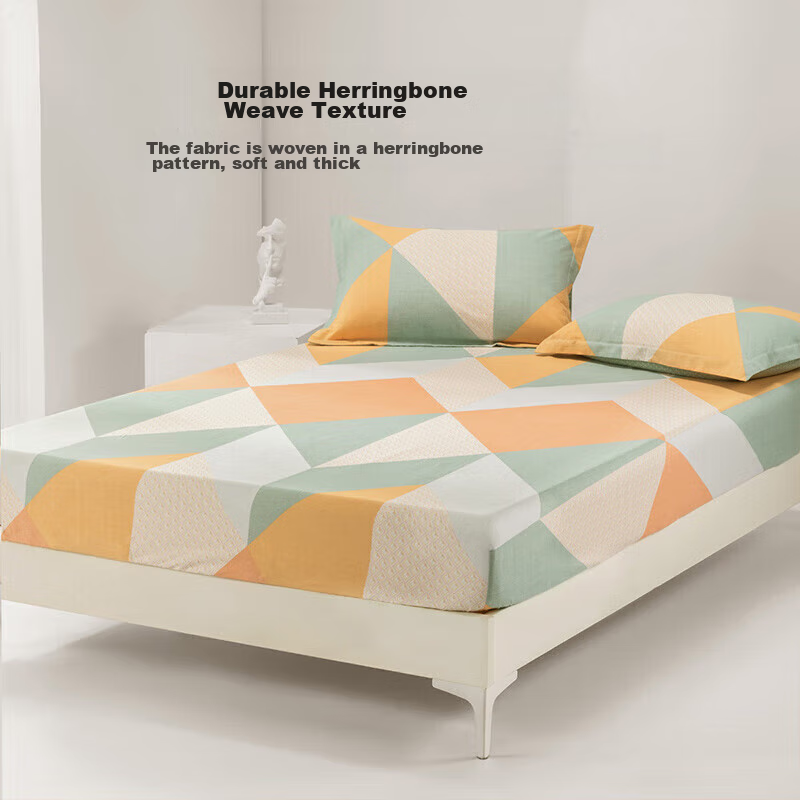 Bailisi Pure Cotton Fitted Sheet - Skin-Friendly 100% Xinjiang Cotton