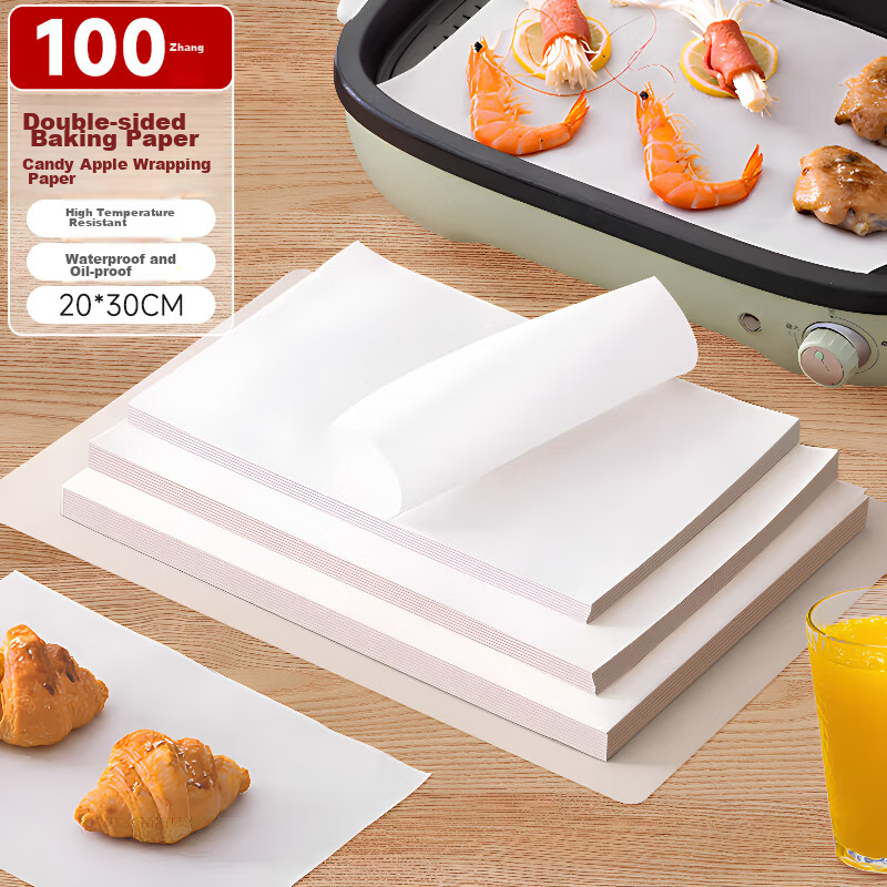 Edo Disposable Silicone Baking Paper, 20x30cm, 100 Sheets