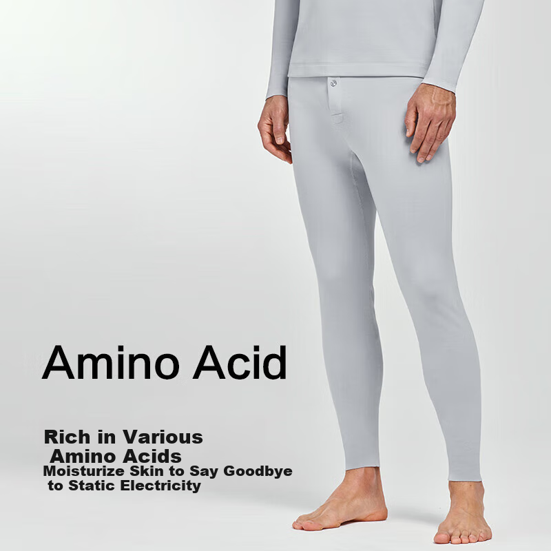 AIMER MEN Men's Thermal Underwear Gray 180