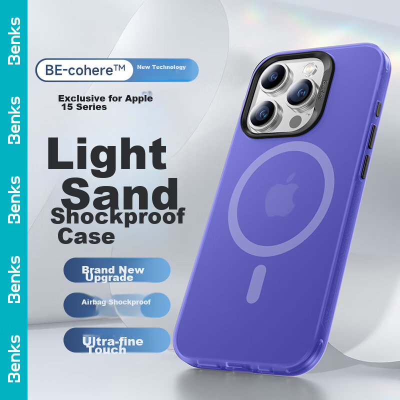 Benks Shockproof Magnetic Case for iPhone 15 Pro Max