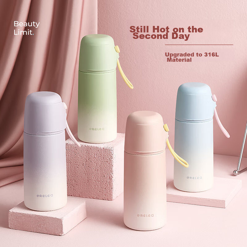RELEA Insulated Water Bottle for Students and Teachers