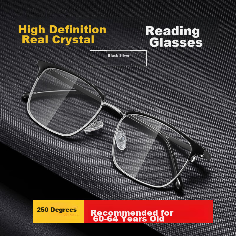 Bertha East China Sea Natural Crystal Reading Glasses