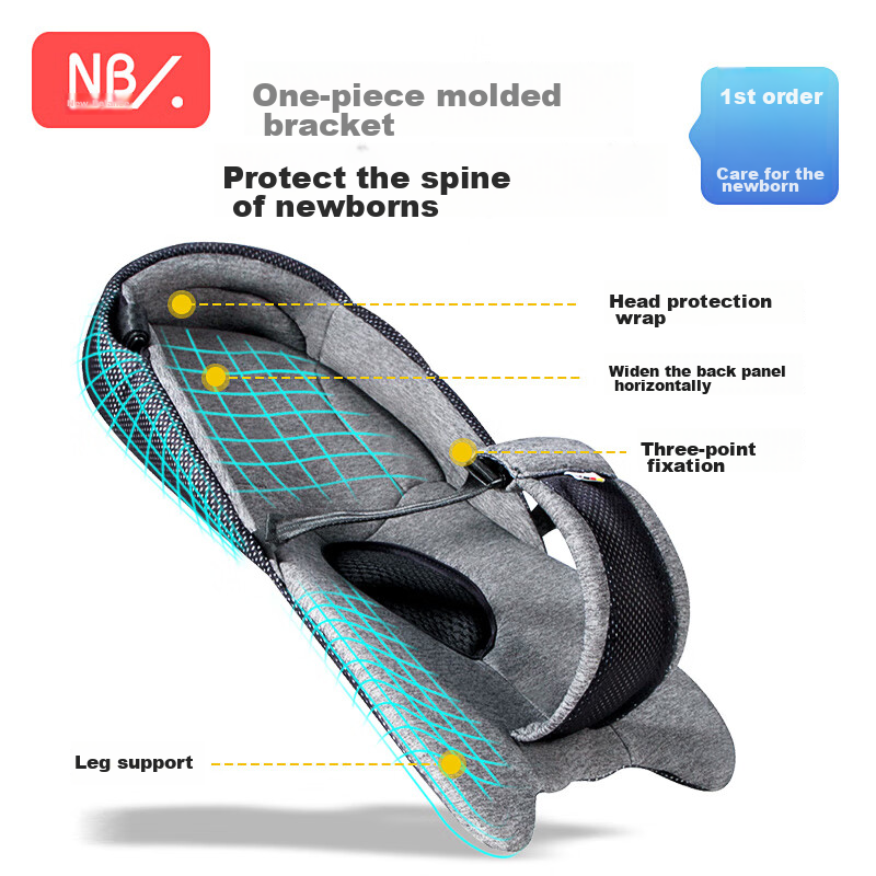 NewBealer Baby Carrier Waist Stool for 0-36 Months