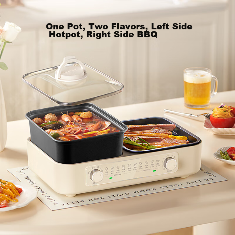 SUPOR Electric Grill and Hot Pot Combo