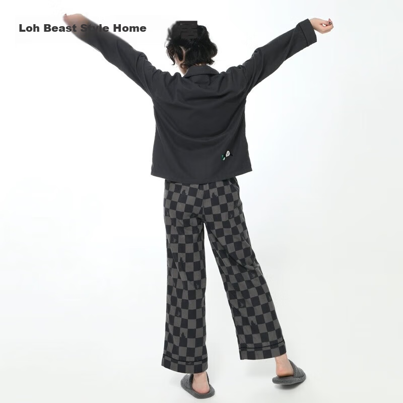 TBH Panda Print Pajama Set - Unisex Cotton Loungewear