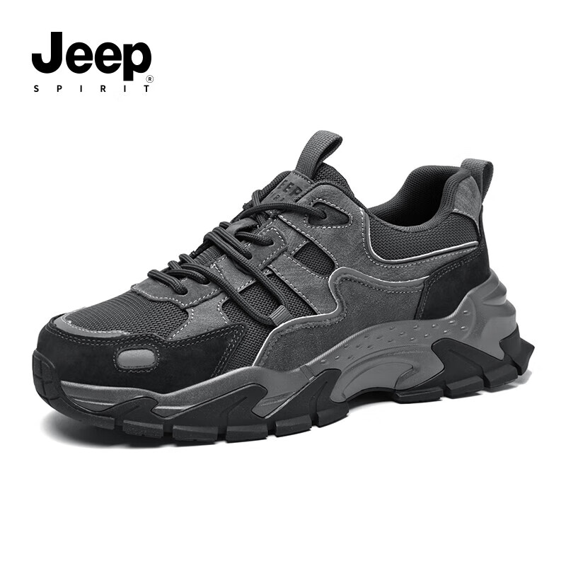 JEEP SPIRIT Men's Casual Sneakers Ancient City Gray Size 45