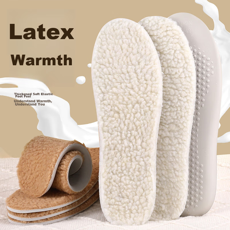 3AnGnI Latex Warm Insoles for Men and Women