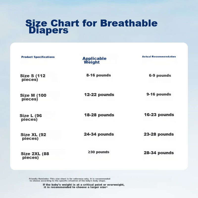 AIKUUBEAR Diapers XXL 44 Pieces High-Absorbent for Infants and Children