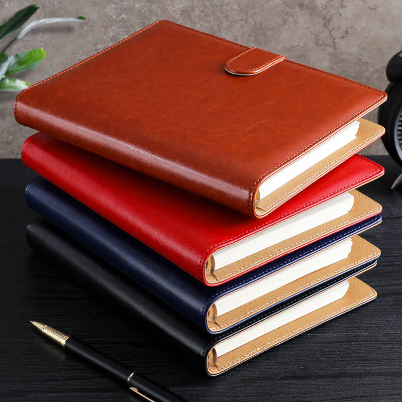 longe business a5 brown notebook