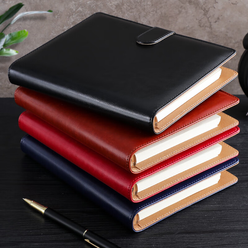 longe business a5 brown notebook
