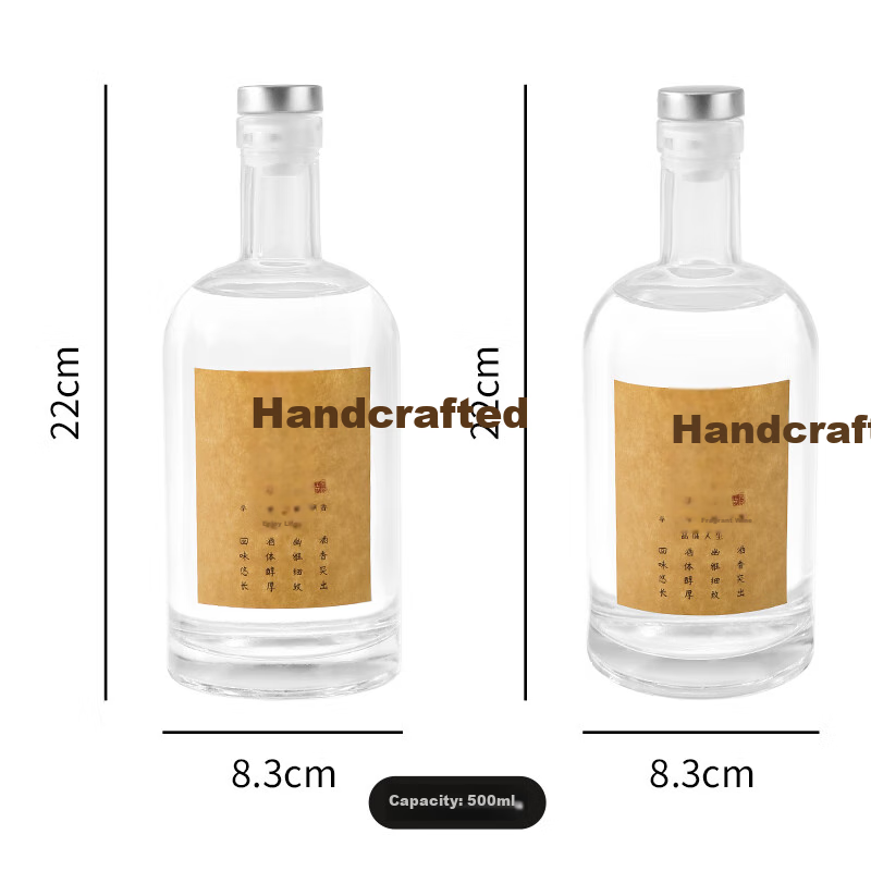 Baijie Glass Liquor Bottle