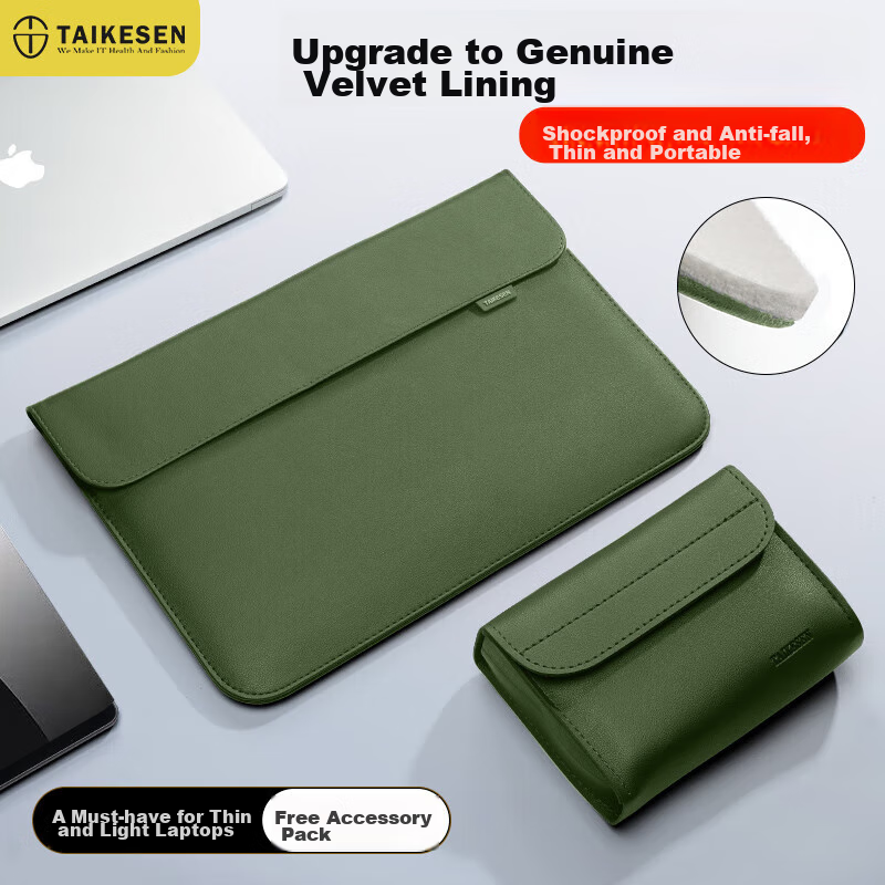 Taikesen MacBook 15" Laptop Sleeve with Shockproof Liner
