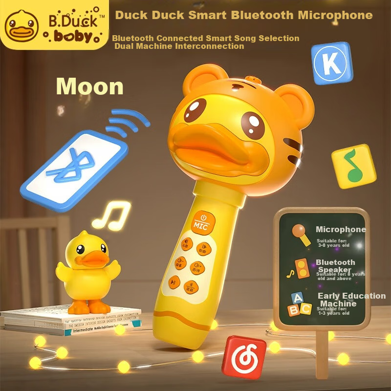 B.DUCK Cute Duck Bluetooth Microphone Speaker for Kids