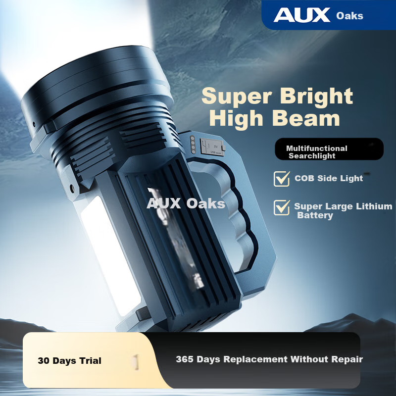 Oakesi Rechargeable Flashlight with Solar Charging