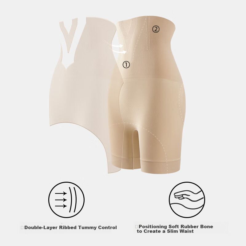 LUCKMEEY Seamless Shapewear Pants for Belly Slimming and Butt Lifting
