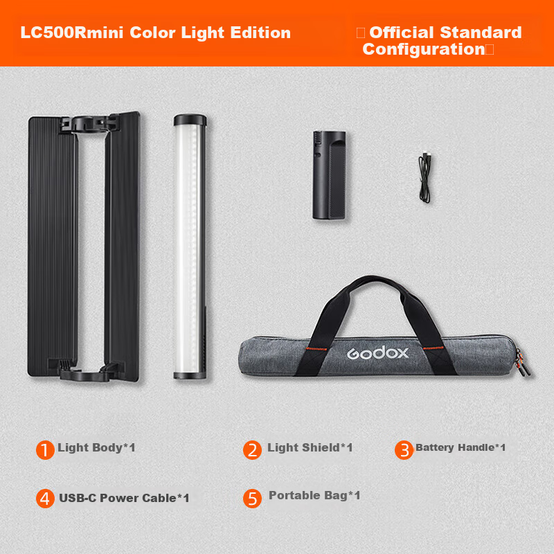 Godox LC500 LED Fill Light Stick, Dual Temp for Video & Photo